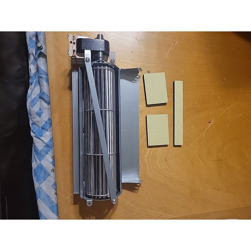 Blower for Stove or Fireplace - 120V 3000RPM 130CFM Aluminum + Steel